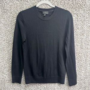 Banana Republic Sweater Men’s XS Black 100% Merino Wool Long Sleeve Pullover